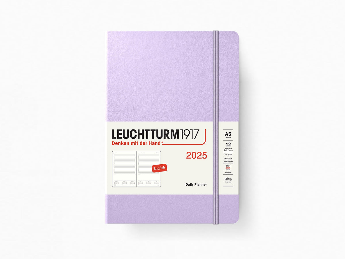 2025 Leuchtturm 1917 Daily Planner LILAC Hardcover Jenni Bick