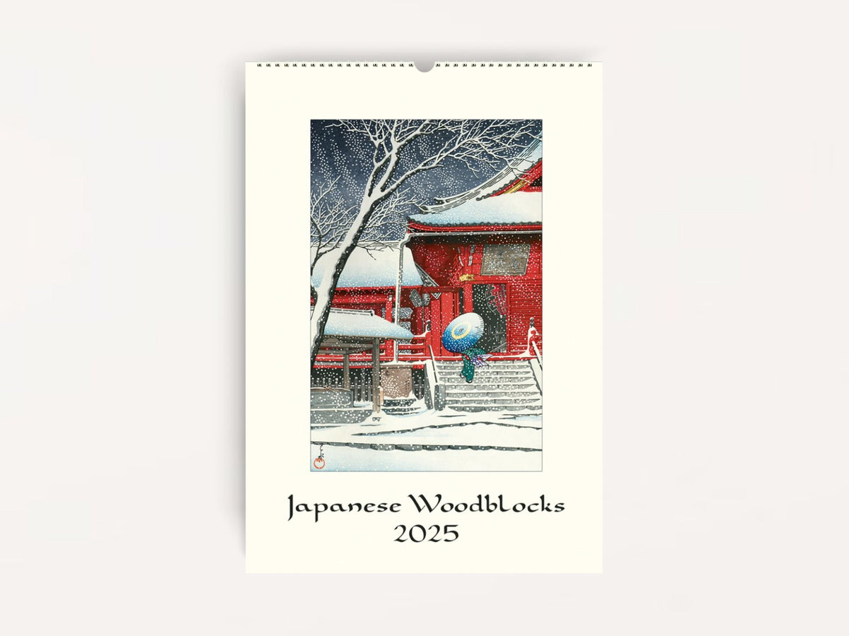 Cavallini 2025 WALL Calendar Japanese Woodblock Jenni Bick Custom