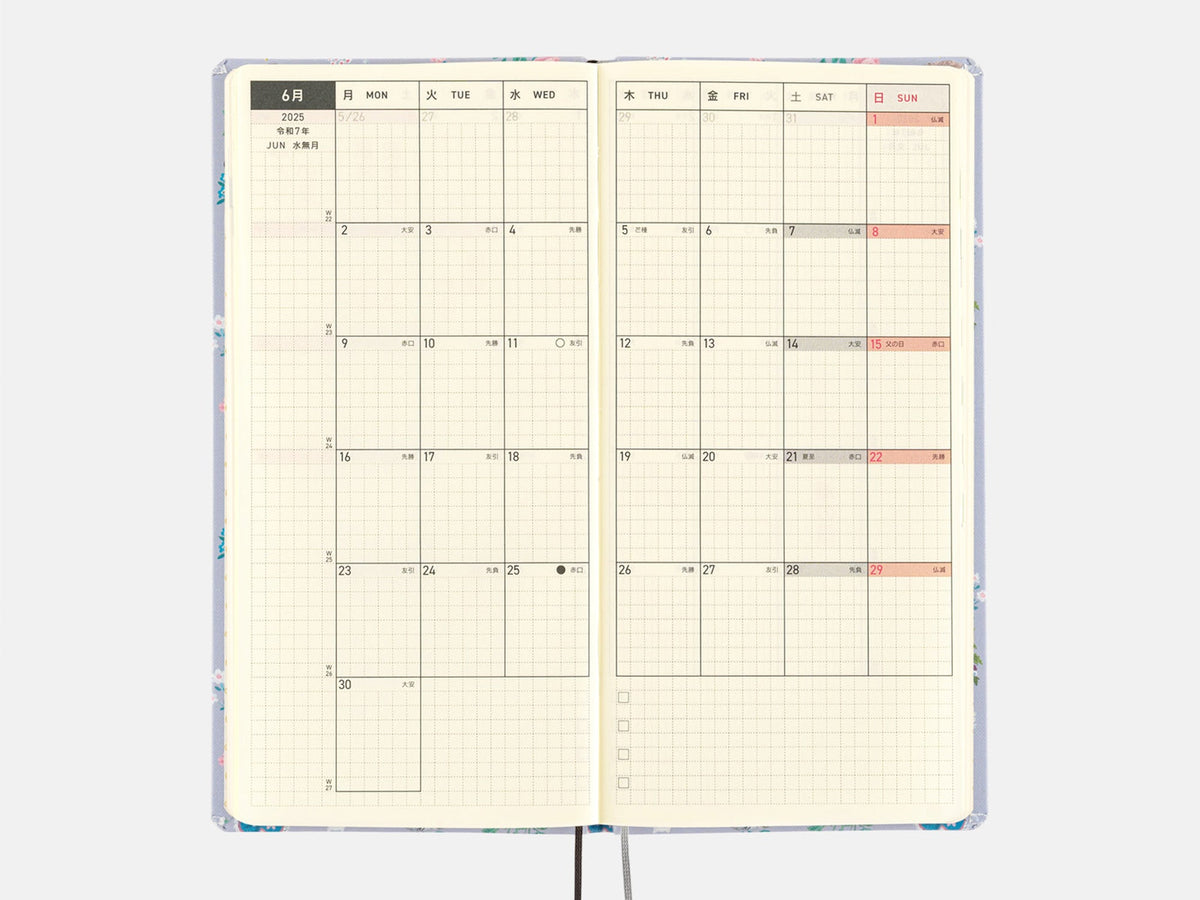 Hobonichi Techo Weeks 2025 Beautiful Wallpaper Jenni Bick Custom