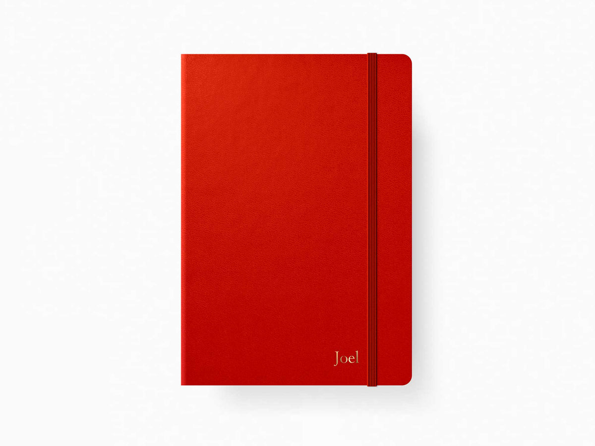 Leuchtturm1917 Medium A5 Notebook - Fox Red, Dot Grid