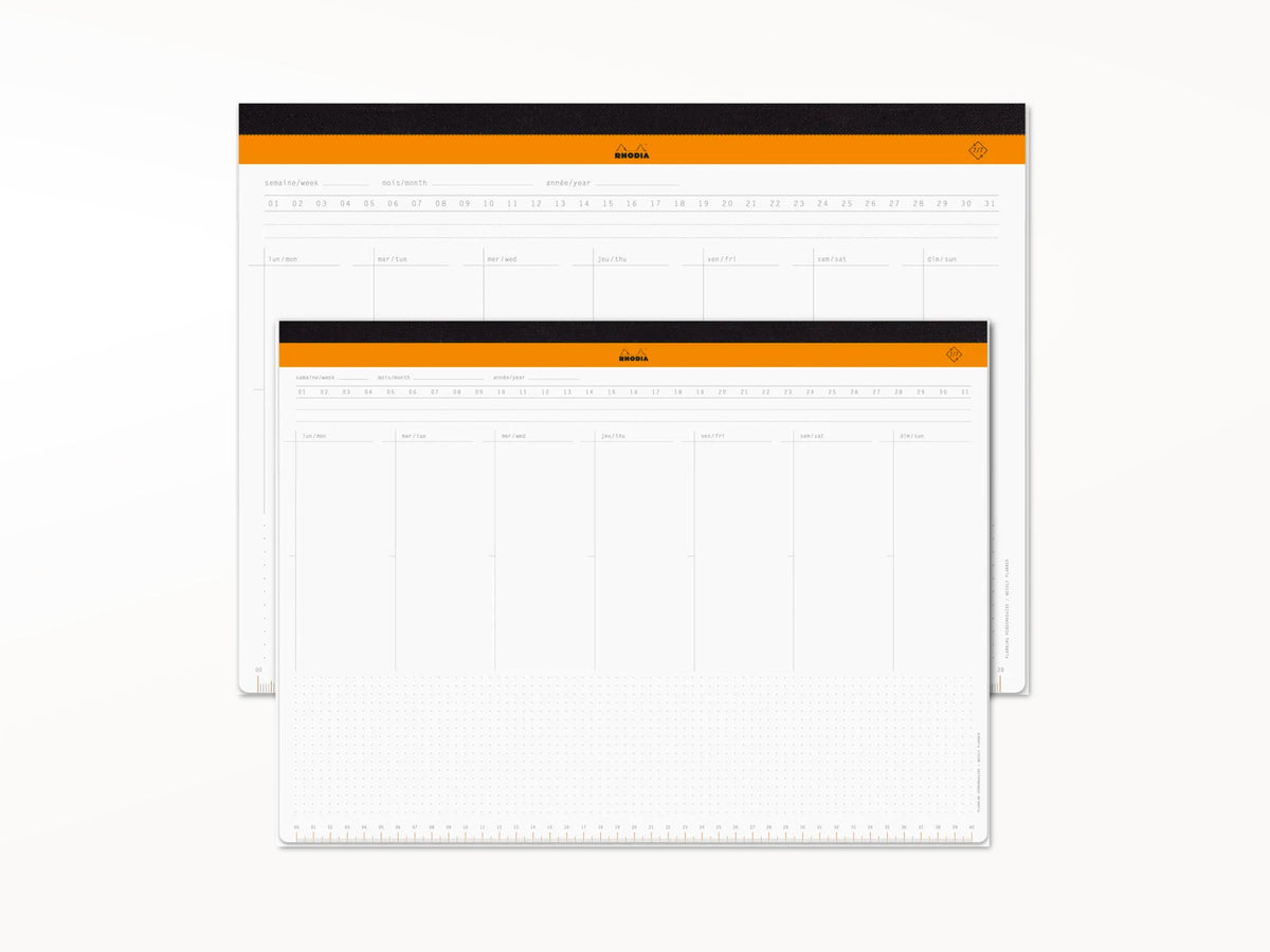 Undated Weekly Planner Desktop Do List Pad Calendar Daily Monthly