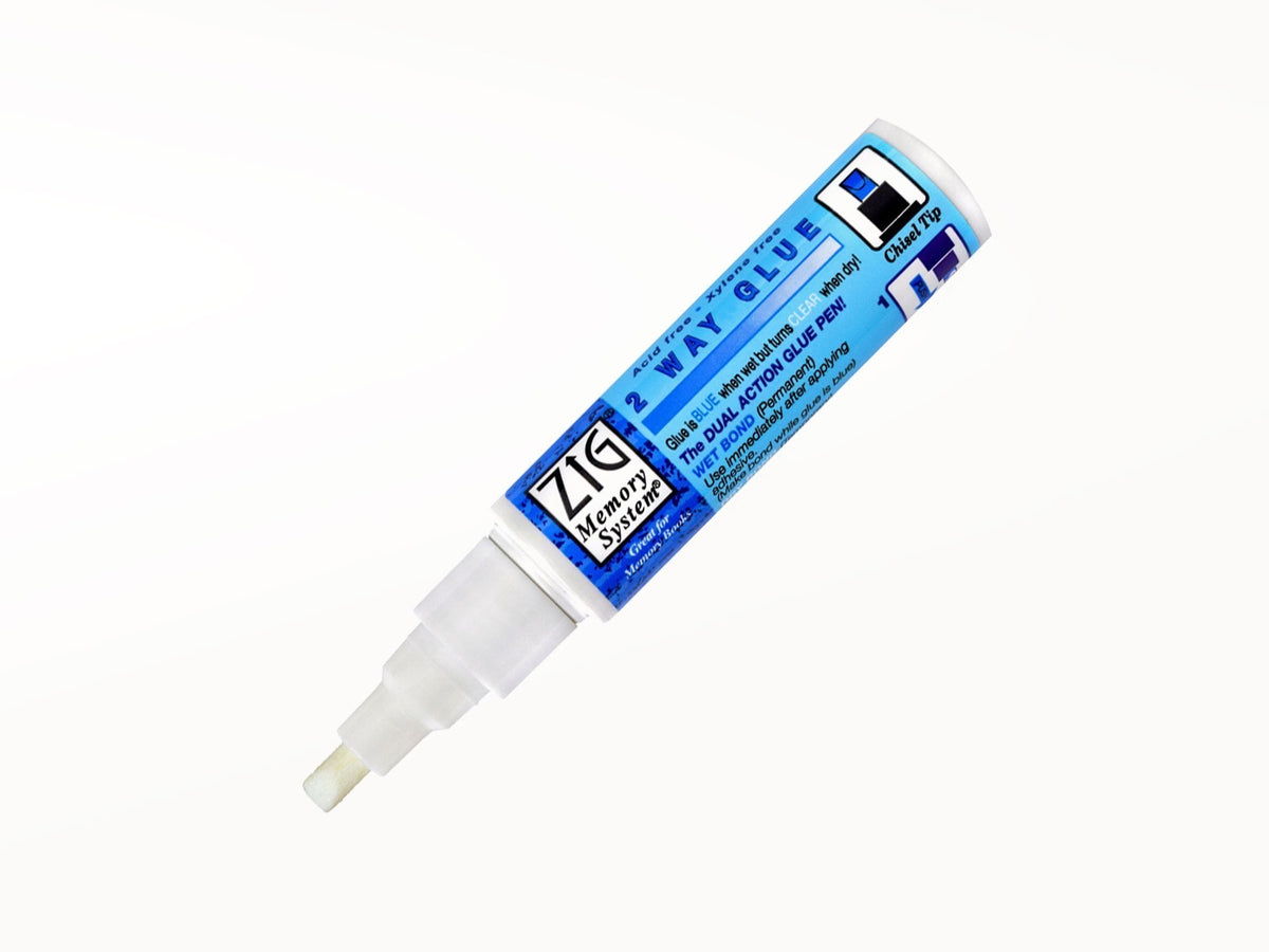 Zig - 2-Way Glue Pen Chisel Tip ^