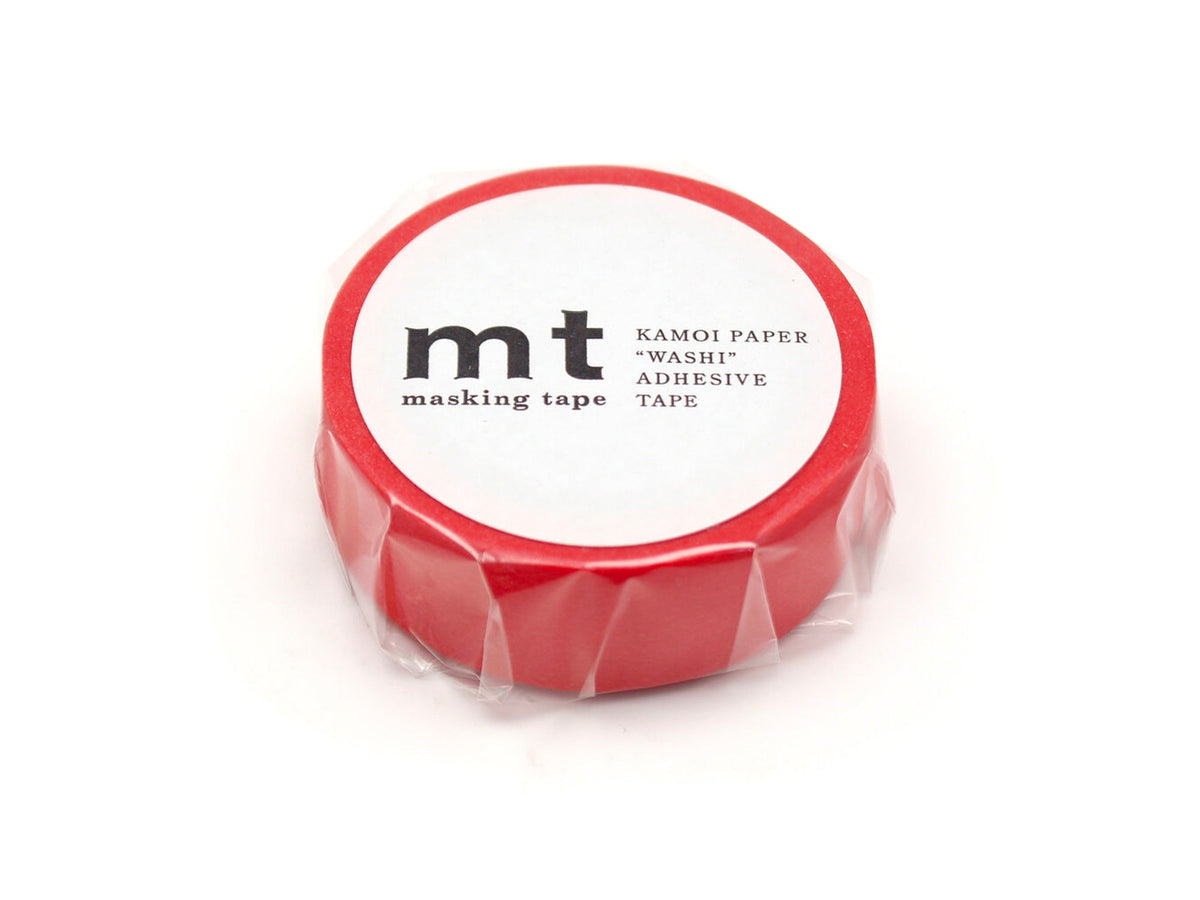 MT Deco Washi Tape - Matte Red