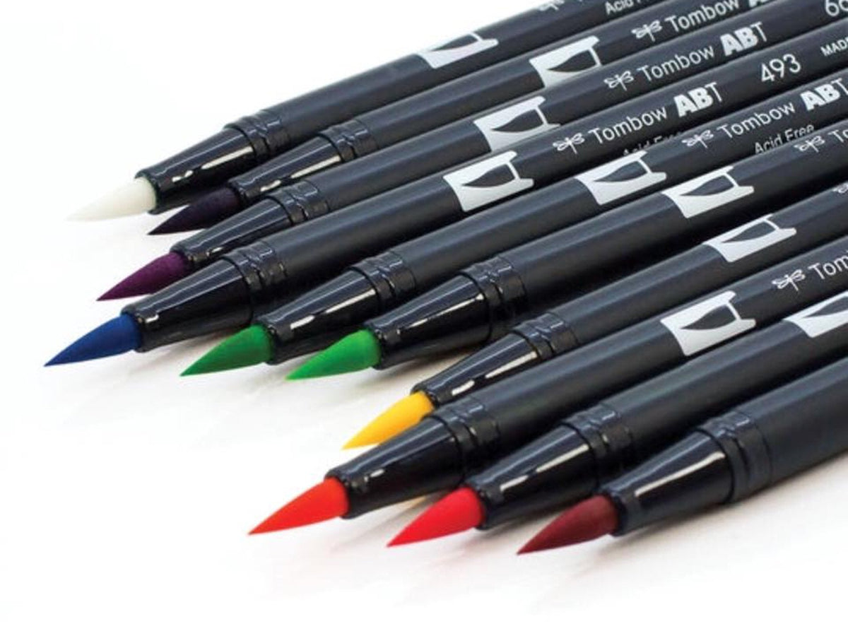 Tombow : Dual Tip Blendable Brush Pen : Pale Yellow