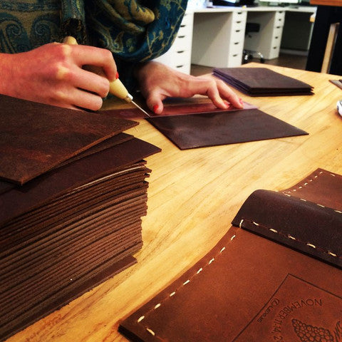 Making a Leather Journal Cover Chapter 4: Preparing Your Journal Cover for  Hand Stitching 