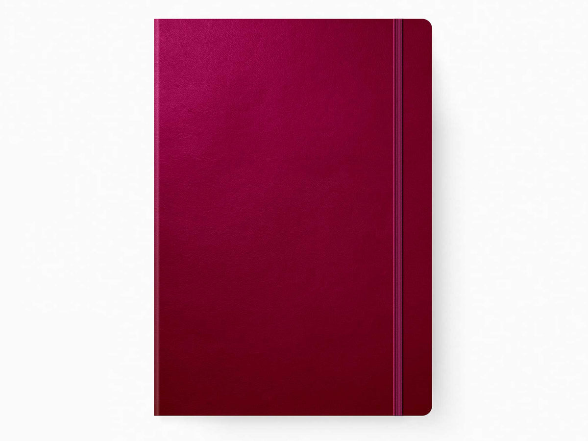 2025 Leuchtturm 1917 Monthly Planner & Notebook - PORT RED Softcover ...