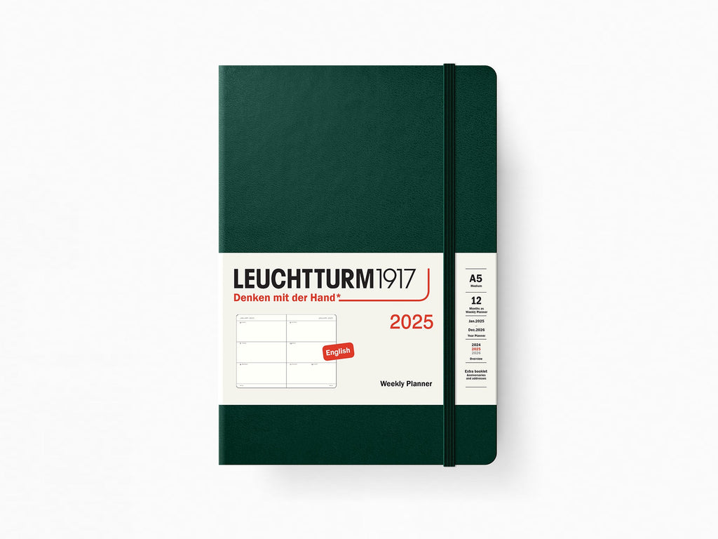 2025 Leuchtturm 1917 Weekly Planner - FOREST GREEN Hardcover