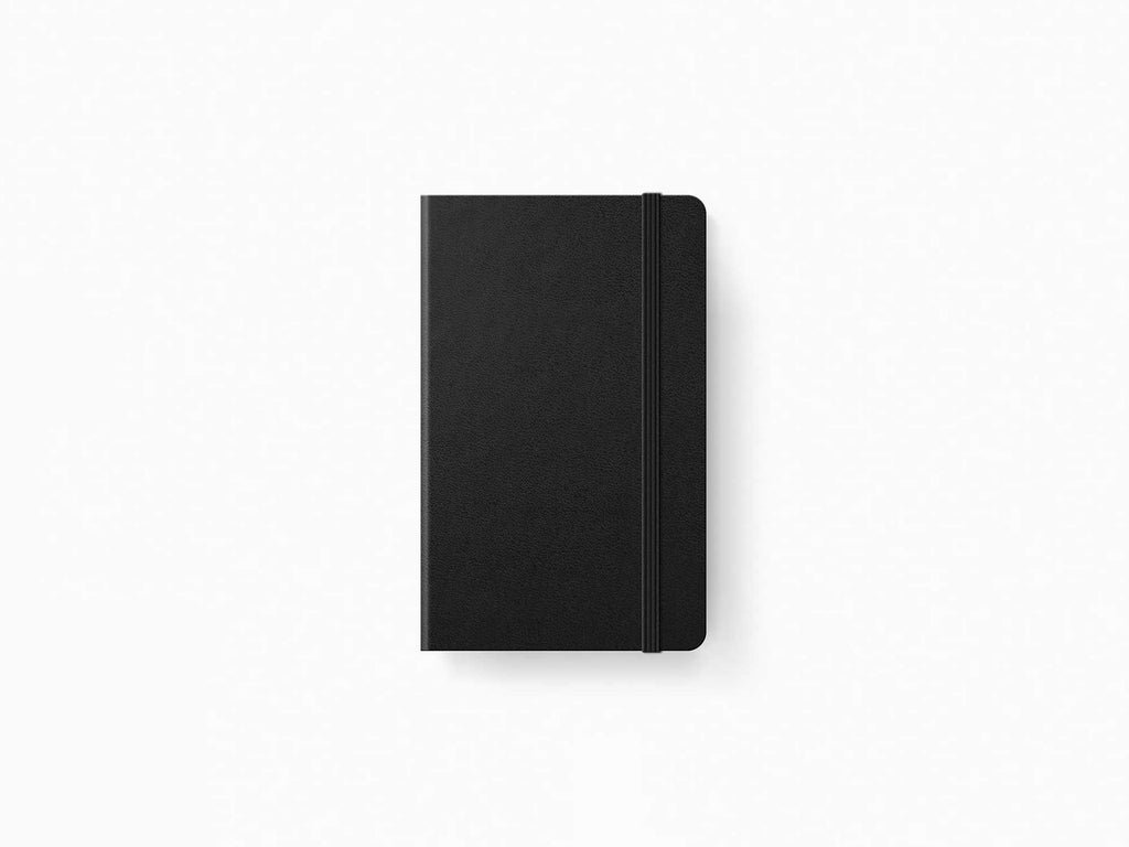 2025 Leuchtturm 1917 Weekly Planner & Notebook - BLACK Hardcover, Ruled Pages