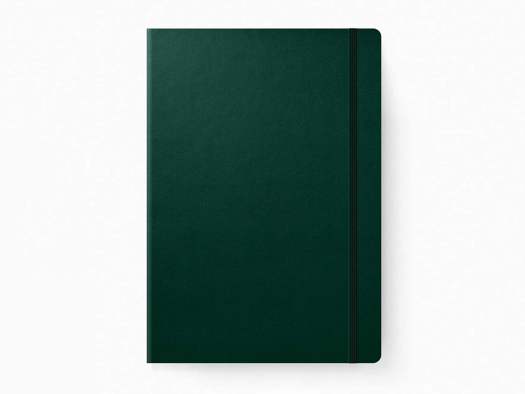2025 Leuchtturm 1917 Weekly Planner & Notebook - FOREST GREEN Hardcover, Ruled Pages