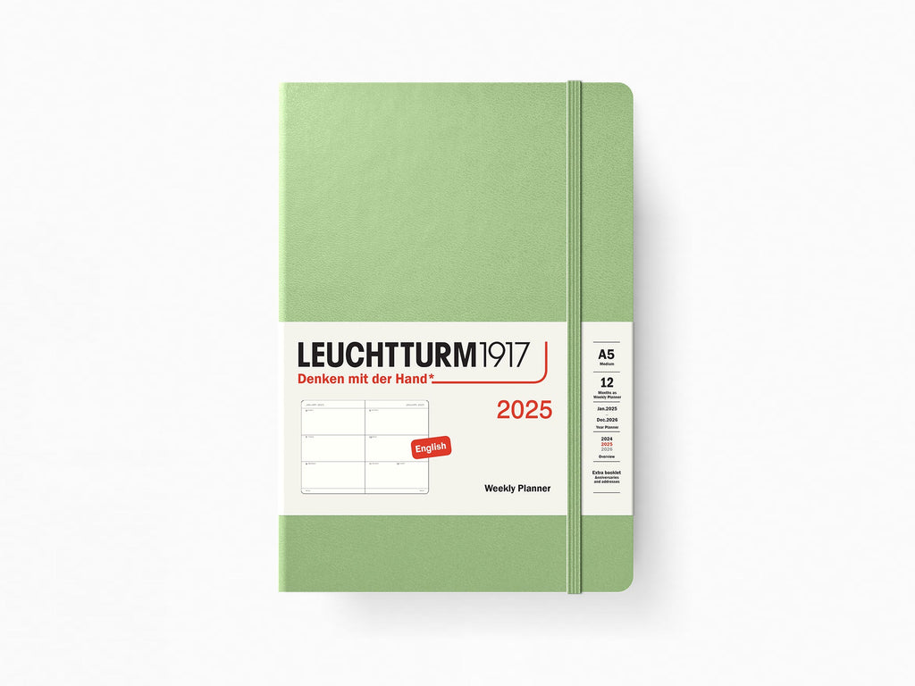 2025 Leuchtturm 1917 Weekly Planner - SAGE Hardcover