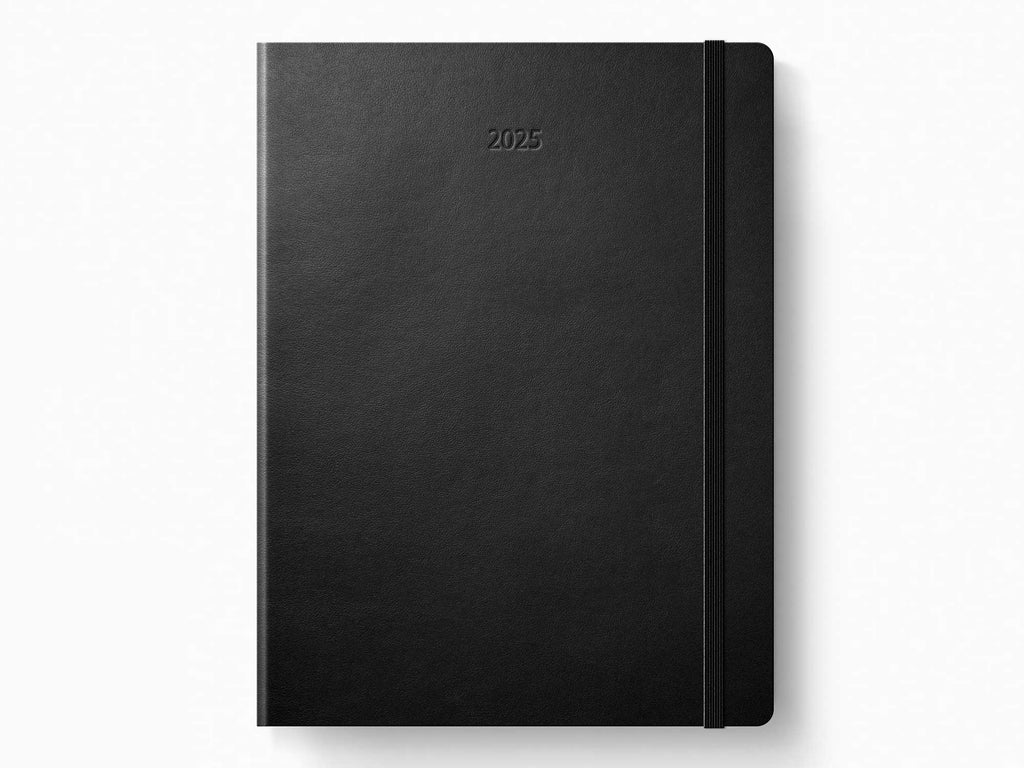 2025 Moleskine 12 Month Monthly Planner - BLACK Softcover