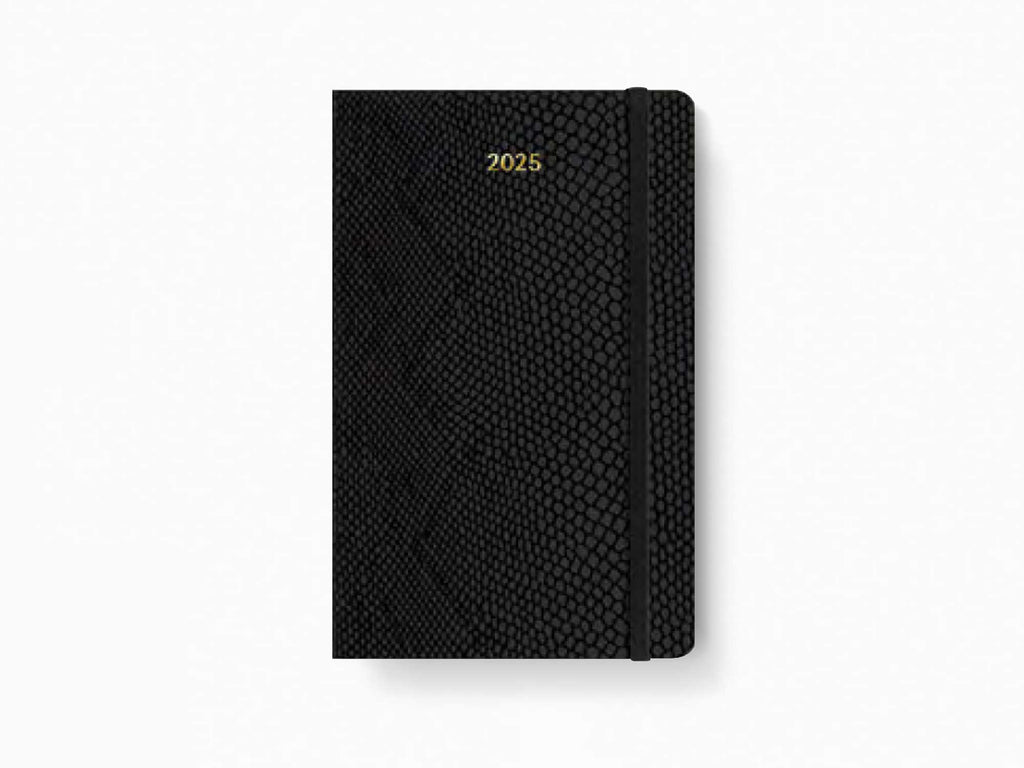 2025 Moleskine 12 Month Precious & Ethical Planners/Diaries - MAMBA BLACK Softcover