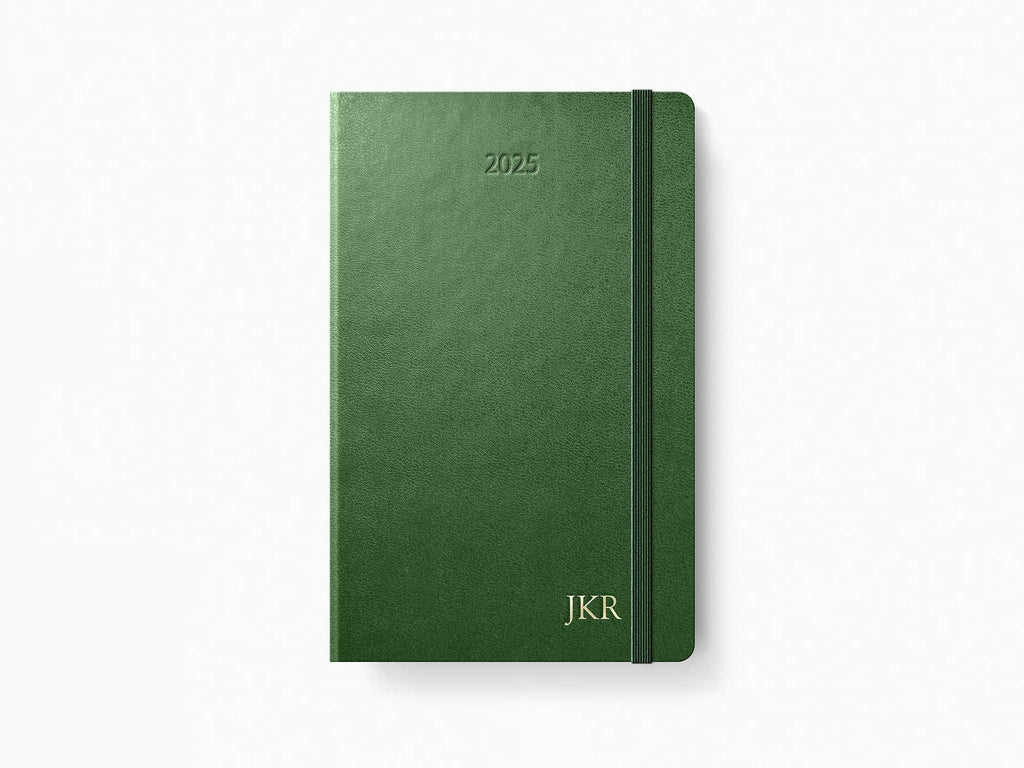 2025 Moleskine 12 Month Weekly Planner - MYRTLE GREEN Hardcover