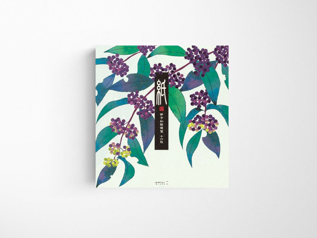 Midori Seasonal Autumn Japanese Beauty Berry Letter Pad