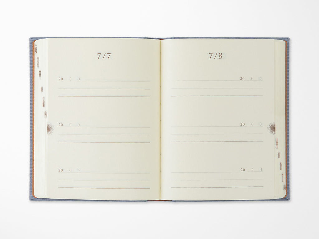 3 Year Diary Gate Mini - Blue Purple