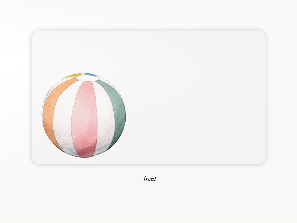 Beach Ball Little Notes