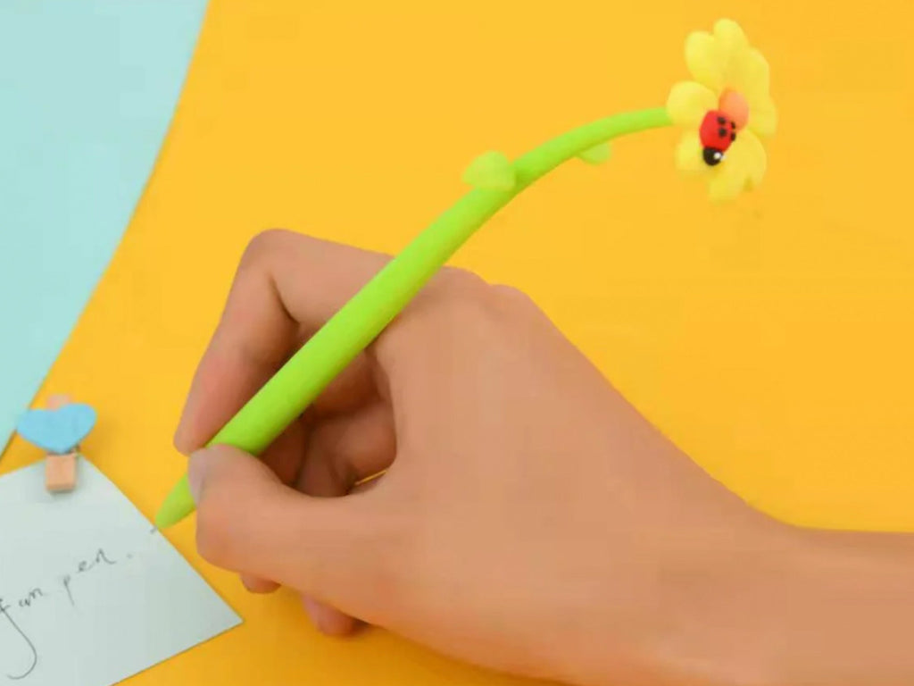 Beetle Daisy Wiggle Gel Pen