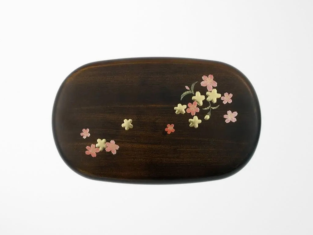 Bento Box - Woodgrain Sakura Blossom