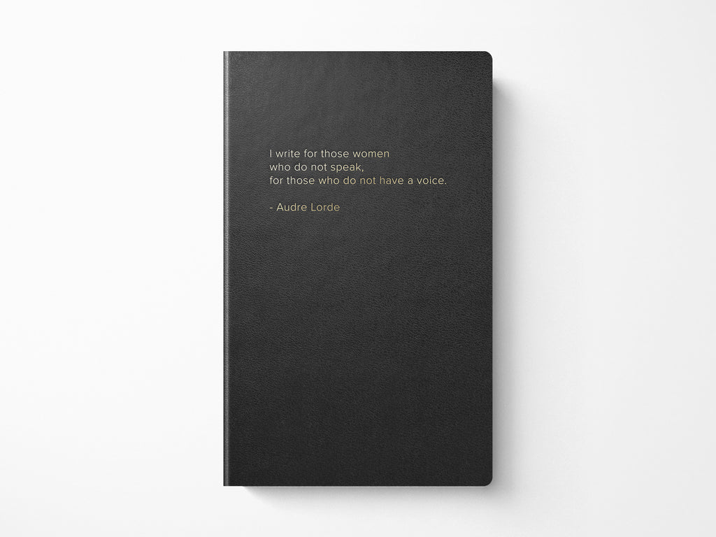 Black Voices Limited Edition Notebook - Audre Lorde