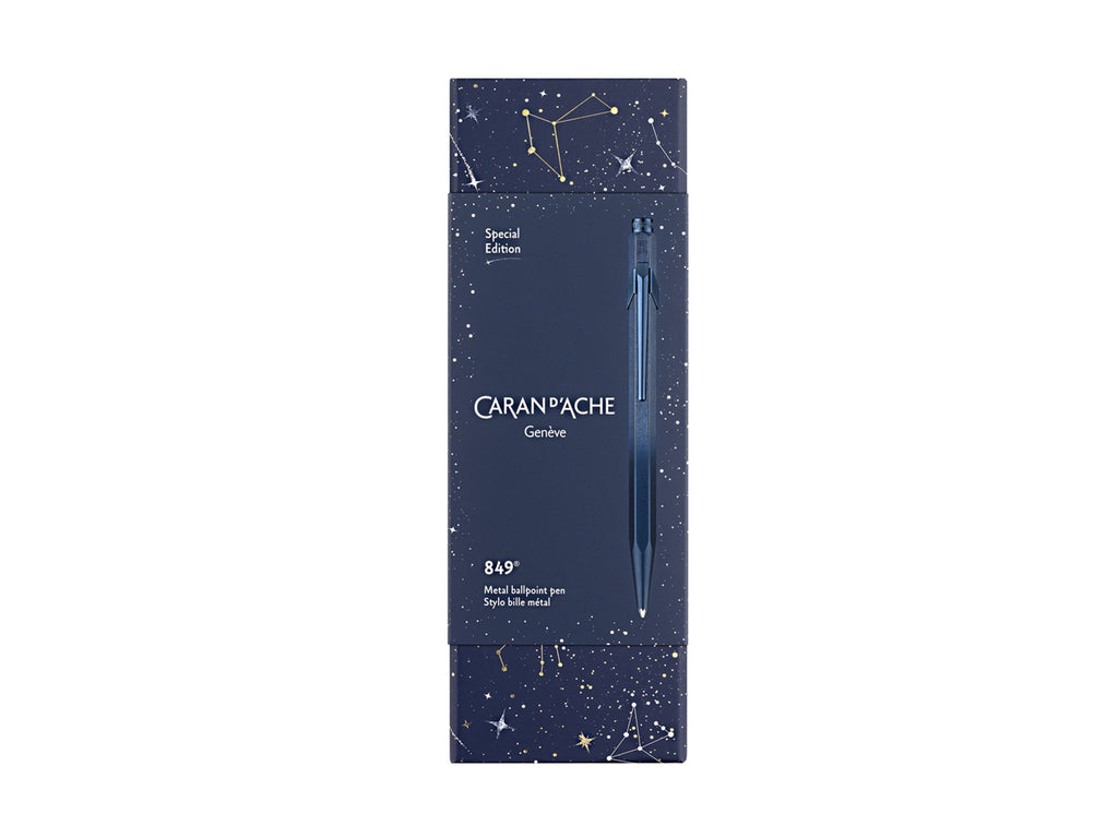 Caran D'Ache COSMIC BLUE 849 Ballpoint Pen