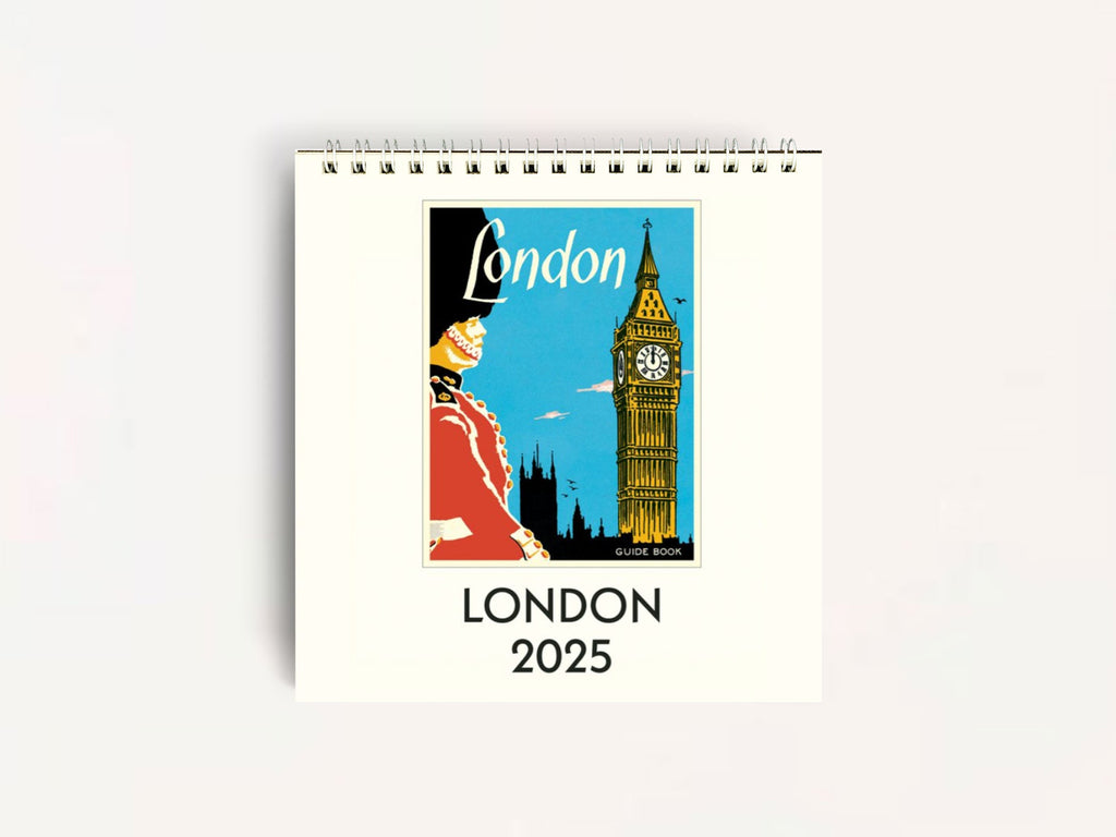 Cavallini 2025 DESK Calendar - London