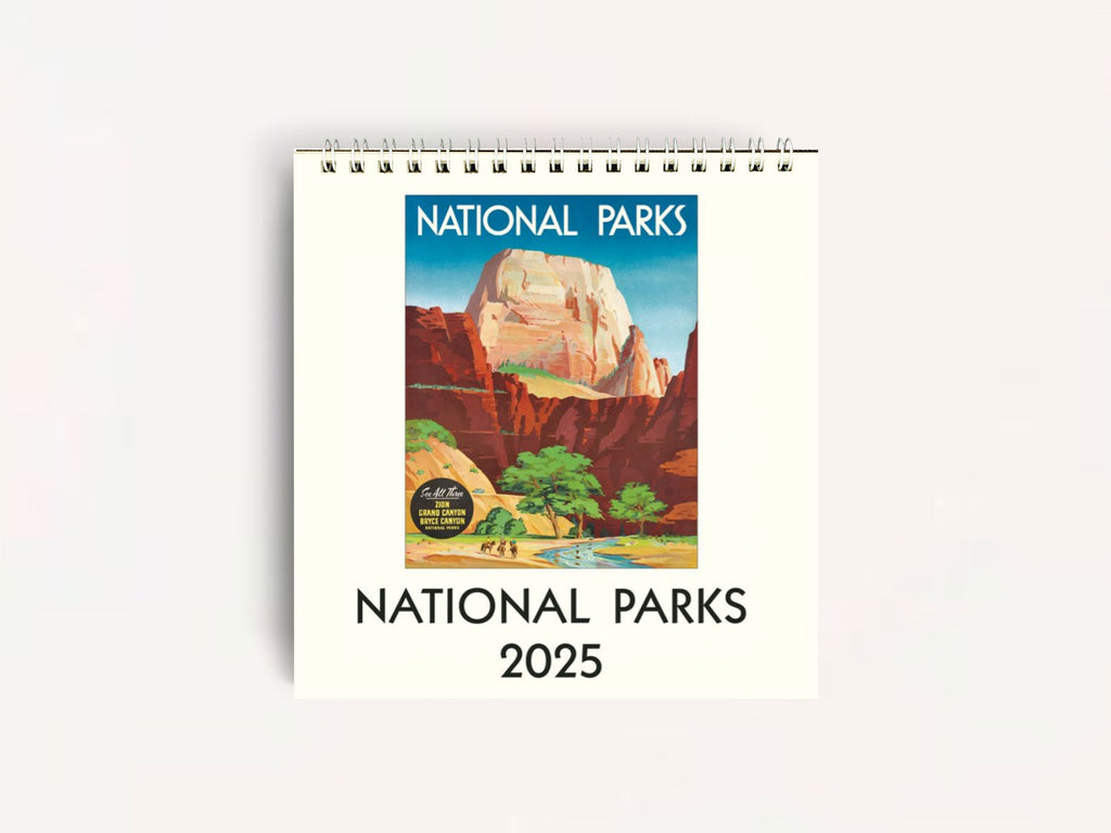 Cavallini 2025 DESK Calendar - National Parks