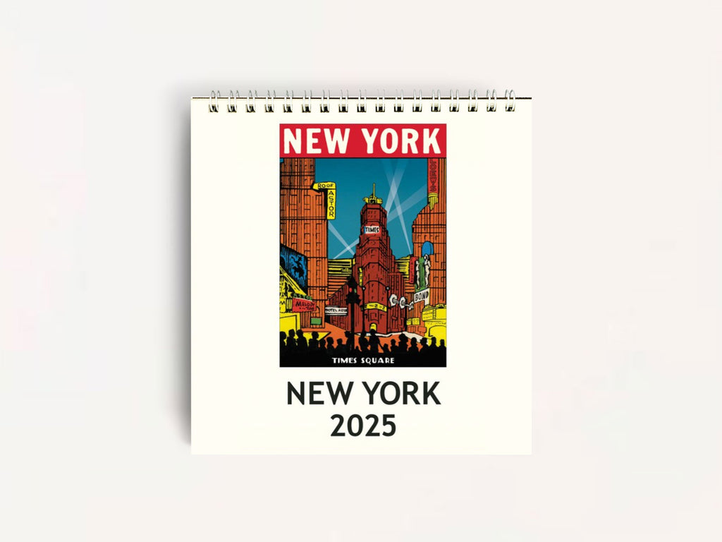 Cavallini 2025 DESK Calendar - New York