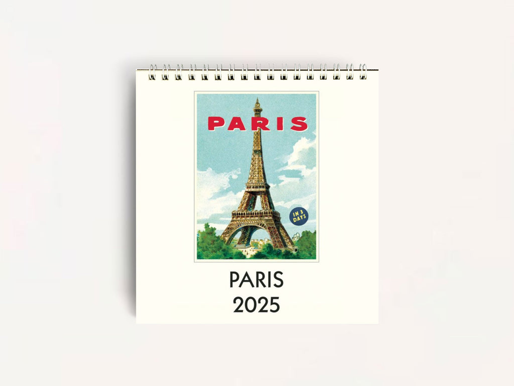 Cavallini 2025 DESK Calendar - Paris