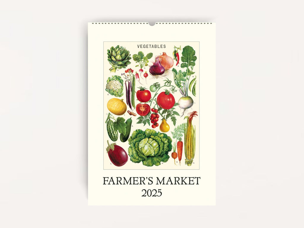 Cavallini 2025 WALL Calendar - Farmer's Market