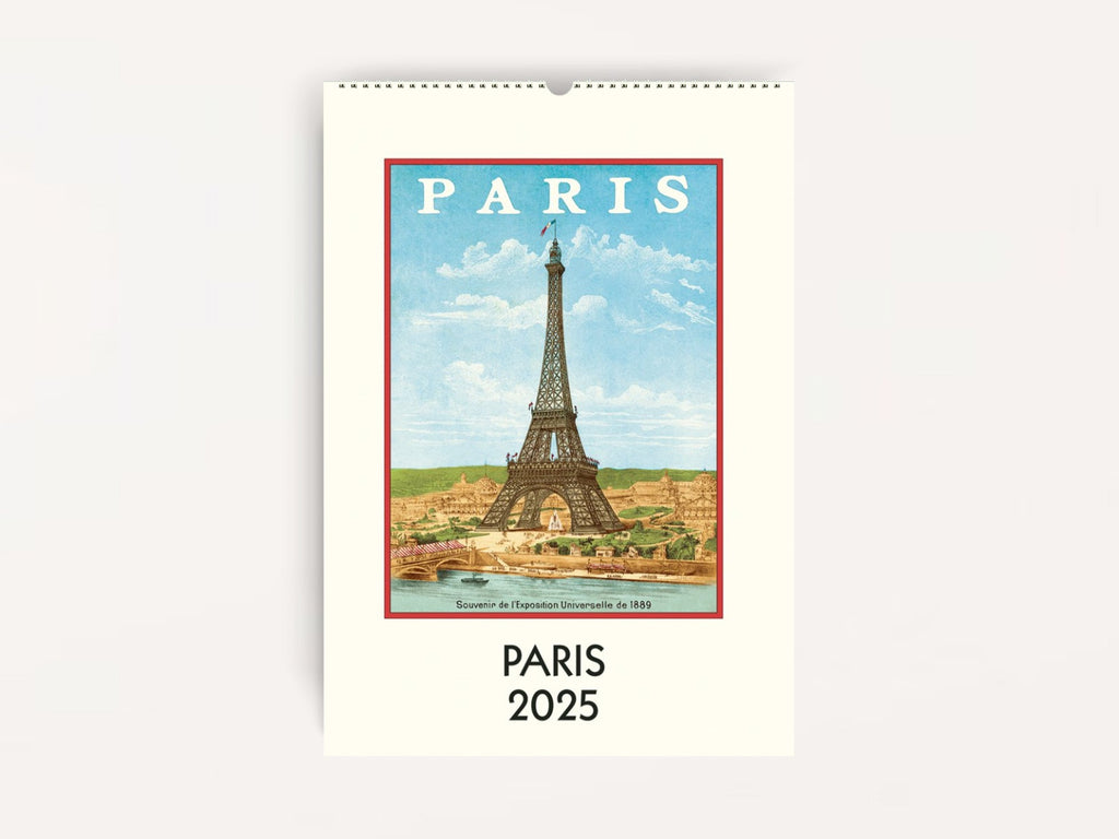 Cavallini 2025 WALL Calendar - Paris