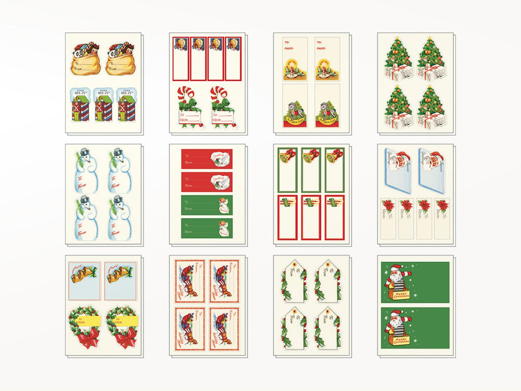 Cavallini Vintage Christmas Stickers