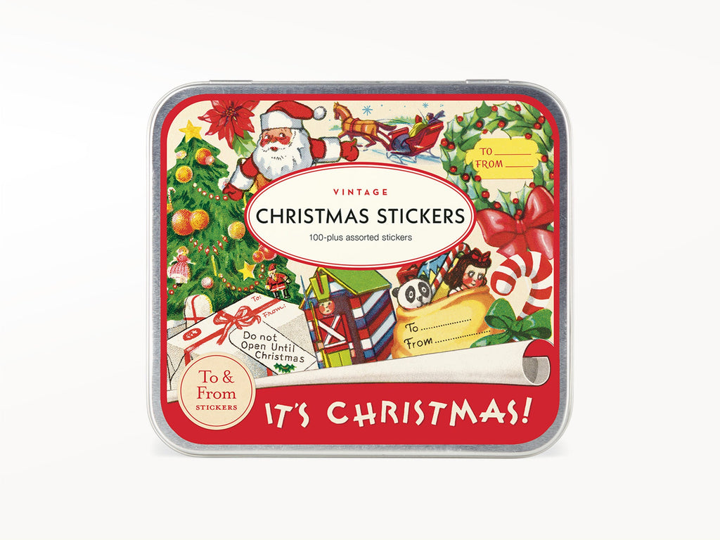 Cavallini Vintage Christmas Stickers