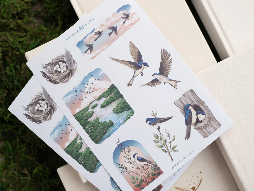 Coming March 19! Swallows Sticker Sheets