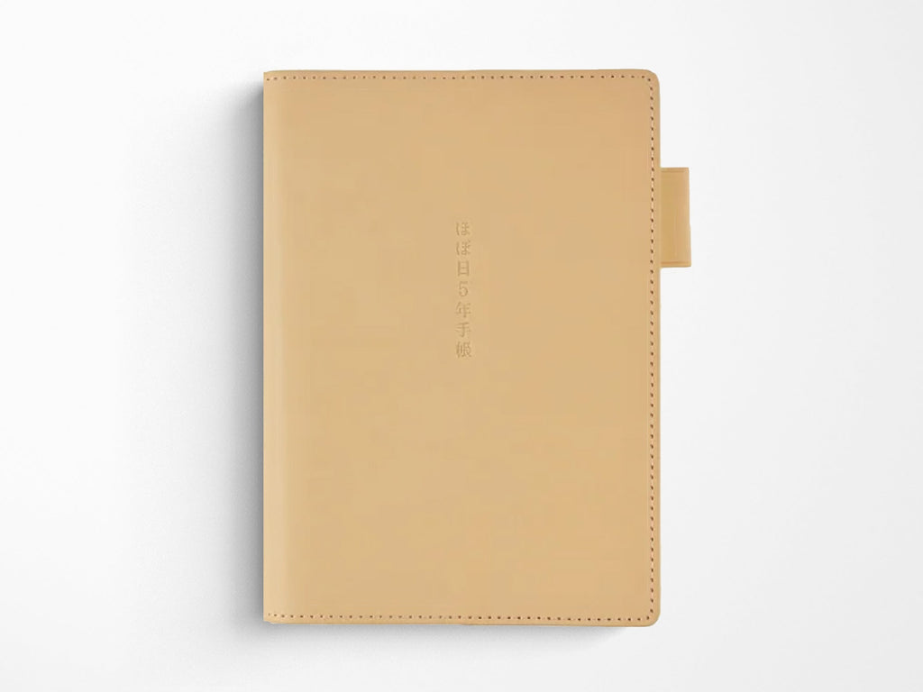 Cover for Hobonichi 5-Year Techo A5 - Natural Leather