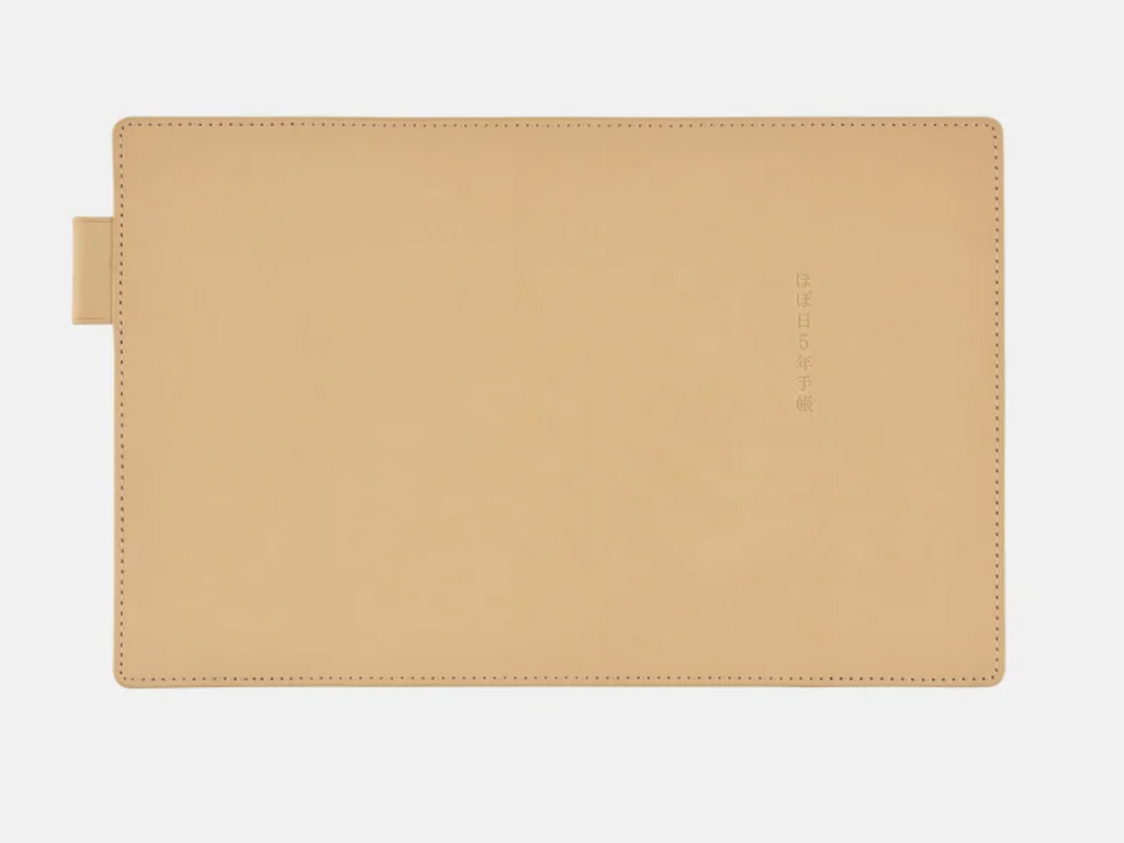 Cover for Hobonichi 5-Year Techo A6 - Natural Leather