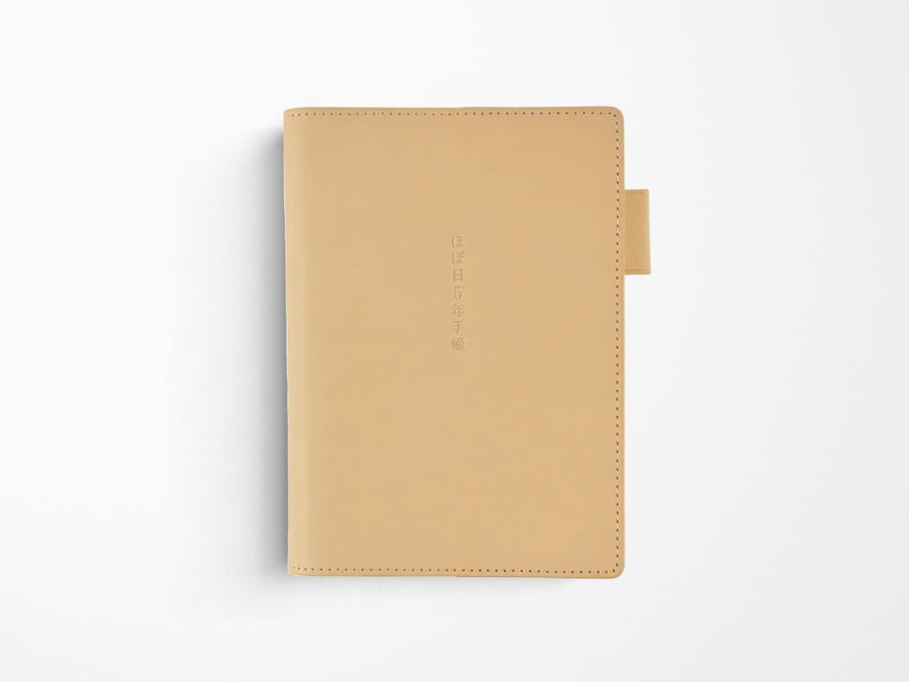 Cover for Hobonichi 5-Year Techo A6 - Natural Leather