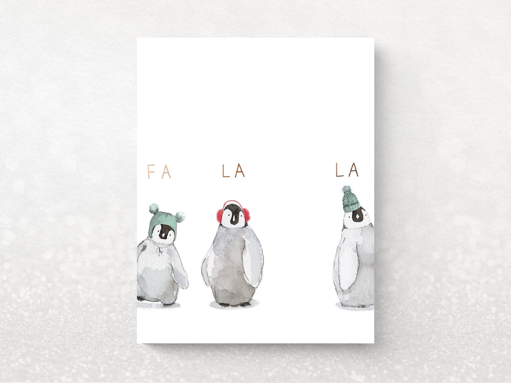 Cozy Penguins Holiday Cards - Set of 6