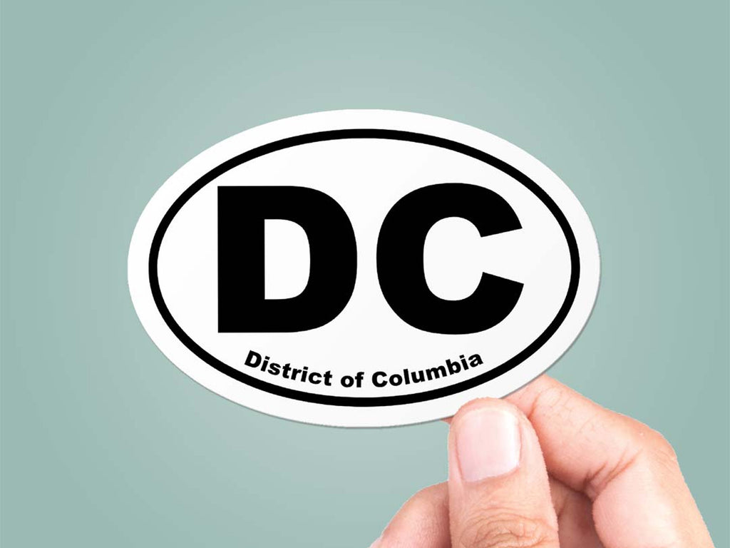 DC Oval Sticker