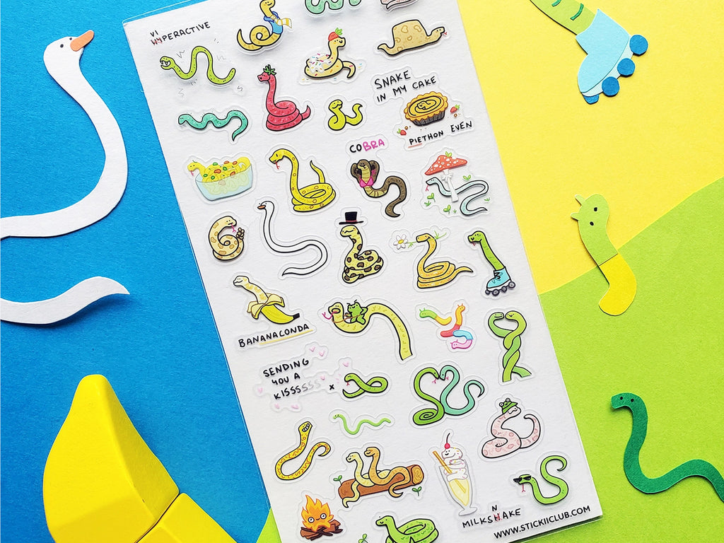 Delightful Danger Noodles Sticker Sheet