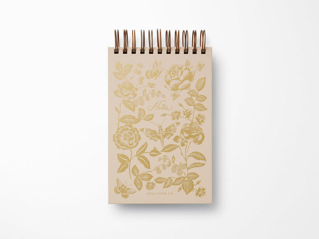 English Rose Desktop Spiral Notepad