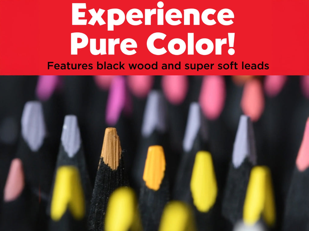 Faber Castell Black Edition Colored Pencils - Set of 12 Neon & Pastel