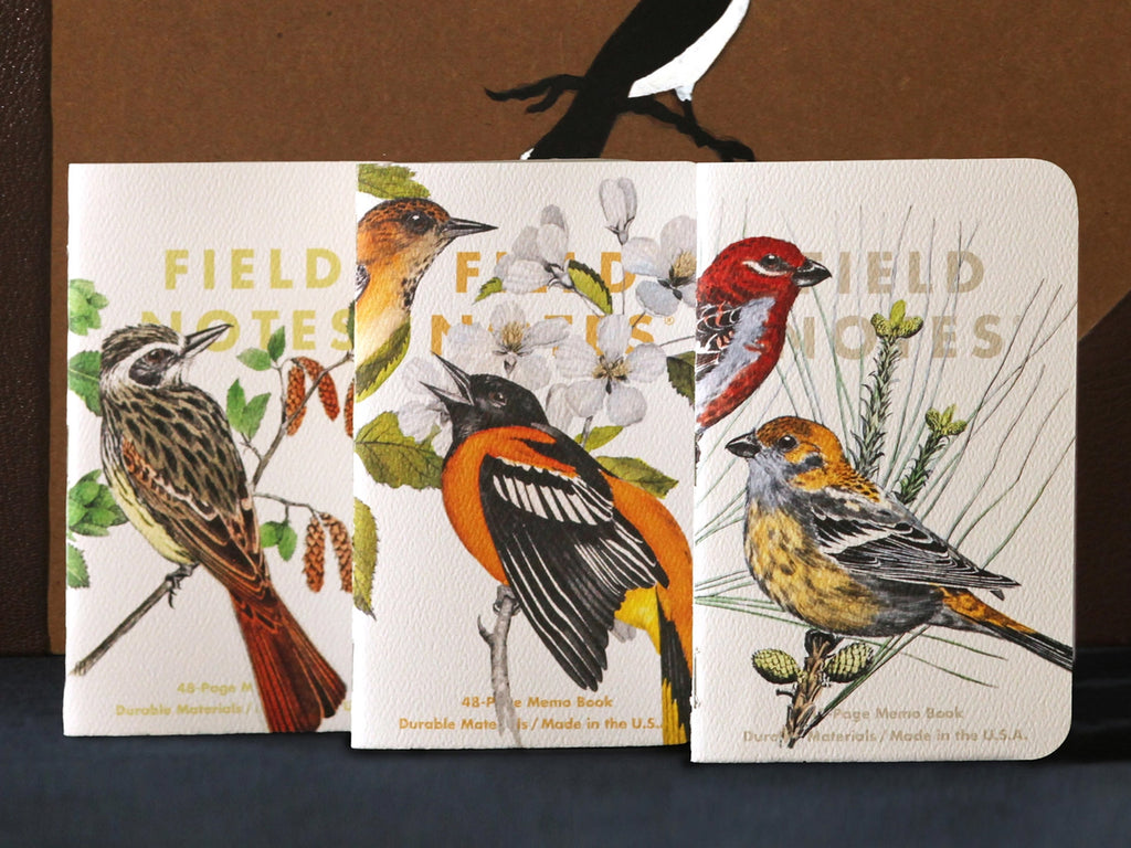 Field Notes Birds and Trees of North America Memo Book Set of 3 - Pack B
