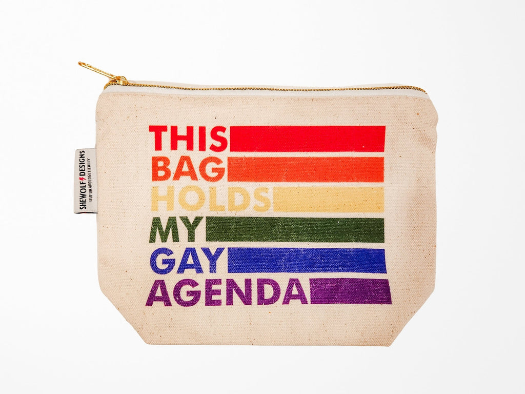 Gay Agenda Rainbow Pen Bag