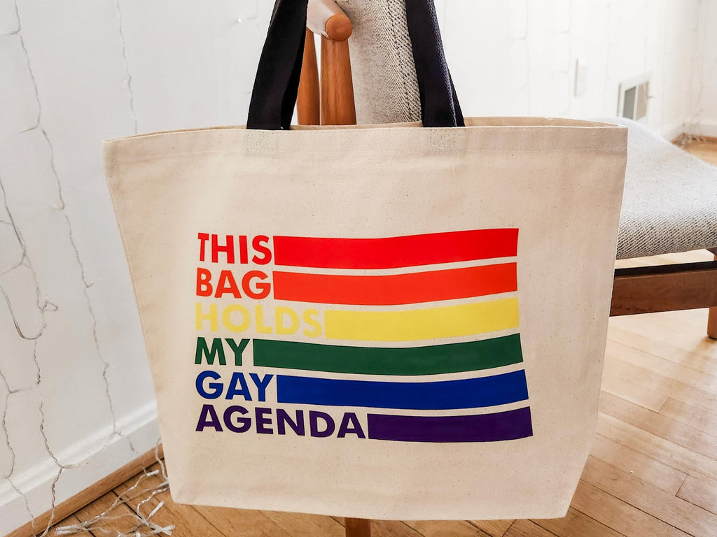 Gay Agenda Rainbow Tote