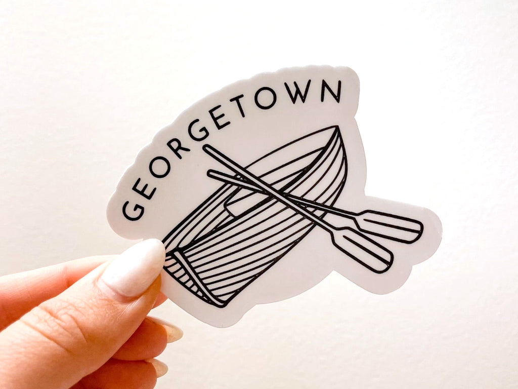 Georgetown Rowboat Vinyl Sticker