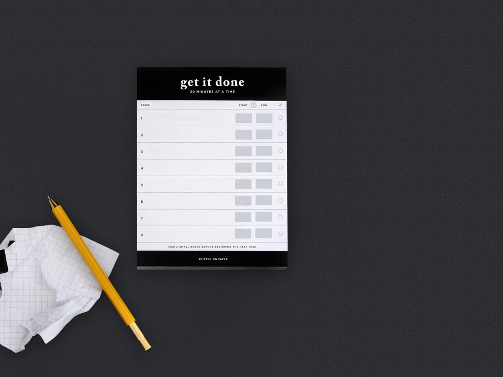 Get It Done 30 Minutes at a Time Chunky Notepad