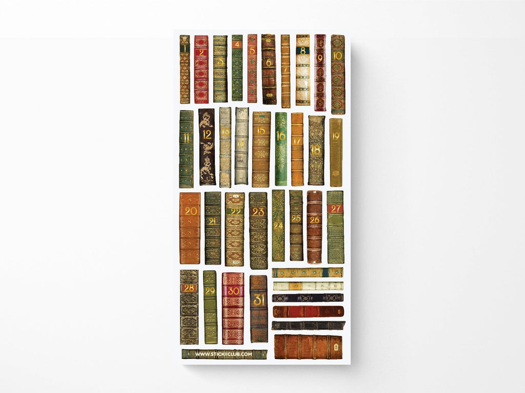 Gilded Books Sticker Sheet