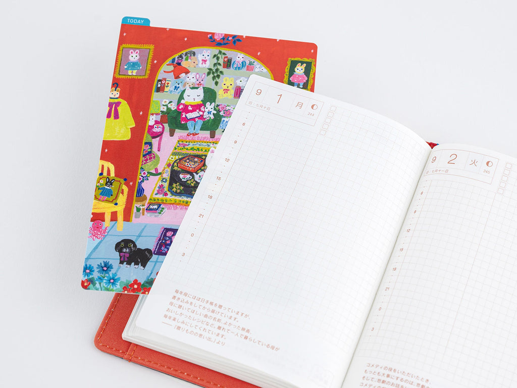 Hobonichi Pencil Board for A6 Size - Yumi Kitagishi: In the Room