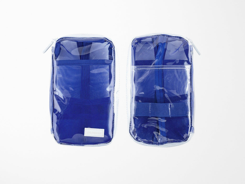 Hobonichi Small Drawer Pouch - Clear Blue