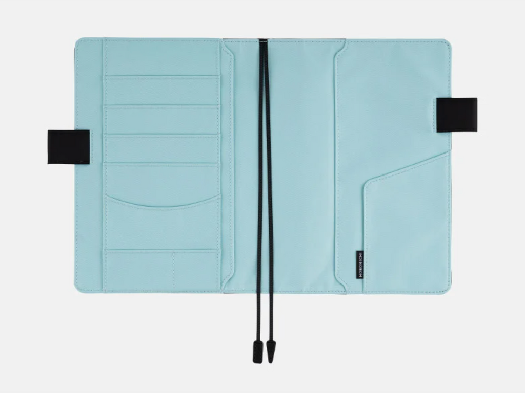 Hobonichi Techo A5 Cousin Cover - Black x Clear Blue